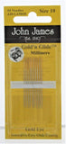 GoldN Glide Milliners Needles Size 10 10/Pkg