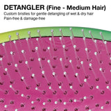 Olivia Garden OG Detangler Brush OGD-EF1 (DETANGLER FINE - MED)