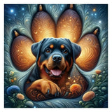 Kulvci Dog Diamond Painting Kits for Adults, Diamond Art Kits for Beginners, 5D DIY Full Drill Gem Craft for Home Decor Gift 12x