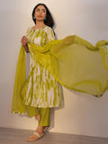 Libas Women'S Cotton Kurta Set (400285 Green Xl