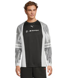 PUMA Mens BMW M Motorsport Graphic Crew Neck Long Sleeve Casual Tops Casual - Black - Size M