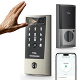 TCL D2 Pro Smart Lock with Palm Vein Recognition, Keyless Entry Door Lock for Front Door, Wi-Fi Keypad Deadbolt, App Remote Cont