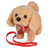 WorWoder Plush Golden Retriever Toy Puppy Electronic Interactive Pet Dog - Walking, Barking, Tail Wagging, Stretching Companion