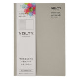 NOLTY Notebook, A5 Lined + Dot Grid, Made in Japan, Greige, NTBNT1106