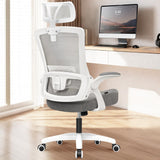 NEO CHAIR Office Desk Chair Computer High Back Mesh Gaming Seat with Ergonomic Adjustable Comfy Flip-up Armrests Lumbar Support
