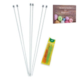 KnitPal 16-Inch (40cm) Aluminum Knitting Needles Set for Blankets - 3 Pairs