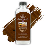 Goddard's Butcher Block Oil - Food Grade Mineral Oil for Wood Cutting Board, Clean & Hydrate Wooden Kitchen Utensils, 8 ounces