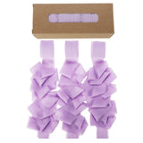 BZVlemon Chiffon Ribbon, 1.5 Inch x 3 Rolls Total 30 Yards, Lavender, Soft Ribbon for Wedding Invitations, Bridal Flower Bouquet