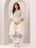 Libas Women'S Cotton Kurta Sets (99046O_Off White_L)