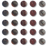 NITOPUPU 100Pcs 10mm Matte Picasso Jasper Beads for Jewelry Making, Natural Round Loose Gemstone Stone Bead for Necklace Bracele