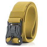 Edifier Breathable Webbing Nylon Military Style Tactical Canvas Men Women Waist Belt With HeavyDuty QuickRelease Metal Buckle