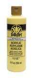 FolkArt Acrylic Paint in Assorted Colors (8 oz), , Sunny Yellow