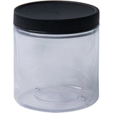 Jacquard Empty Wide Mouth Plastic Jar 8ozClear