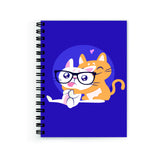 Plan To Gift Notebook A5 Plain Cat Dog Notebook Wire Bound Spiral Printed Pages:160 (Size A5)