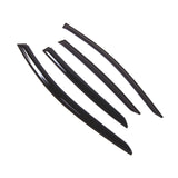 Tuningpros Window Visor Compatible with 2013-2015 Acura ILX, DGWV2-778 Outside Mount Deflector Rain Guard Dark Smoke, 4 Pcs Set