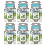 Yankee Candle Car Air Fresheners, Hanging Car Jar Ultimate, Neutralizes Odors Up To 30 Days, Clean Cotton, 0.96 OZ (Pack of 6)