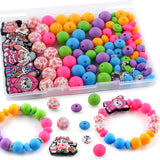 Kovict 100Pcs 12mm 15mm Animals Focal Silicone Beads for Keychain Bracelet Making, 8mm Rondelle Rhinestone Spacer Beads for Pens