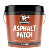 Liquid Rubber Asphalt Patch - 11lb Pail Ready-to-Use Pothole Repair for Driveways, Parking Lots, Pathways & Roads - Easy All-Wea