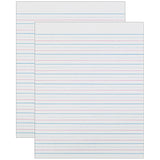 Zaner-Bloser Sulphite Handwriting Paper, Dotted Midline, Grade 2, 1/2 x 1/4 x 1/4 Ruled Short, 8 x 10-1/2, 500 Sheets Per Pack,