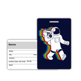 Sign Ever Luggage Tag For Suitcase Bag | Trolley Id Tag | Durable Acrylic Back Bag Identifier For Men Women Kids (Retro Astronau