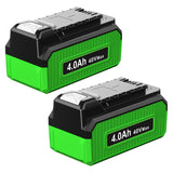 Amitself 2 Pack Upgraded 4000mAh Battery Replacement for Greenworks 40V Battery Compatible with Greenworks 40 Volt Battery G-MAX