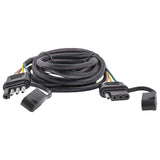 Oyviny 16AWG Vehicle-Side and Trailer-Side 4 Pin Trailer Extension Wiring Harness 8 Feet, 4 Way Flat Trailer Lights Male & Femal