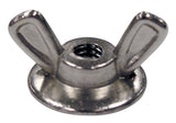 Hillman 707319 Zinc Die-Cast Washered Wing Nuts (1/4-20) - 50 pieces , Silver
