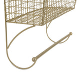 Large Gold Farmhouse Towel Rack