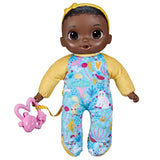 Baby Alive Soft n Cute Doll, Black Hair, 11-Inch First Baby Dolls, Washable Soft Toys for Toddlers, Easter Gifts for Kids, 18 Mo