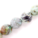 Malahill Faceted Gemstone Beads for Jewelry Making, Sold per Bag 5 Strands Inside (African Turquoise, 6mm)