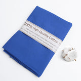 FFPDYBEST Royal Blue Cotton Fabric, Natural 100% Cotton Poplin Fabric by The Yard 59 Inches Wide Lining Fabric for Sewing Appare