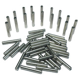 ZDingTech 55pcs 4mm x 25mm Dowel Pins Metal Dowel pins M4 4mm Shelf Pegs,Support Shelves,4mm x 25mm Metal Rod.304 Stainless Stee