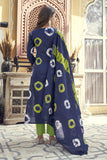 Gosriki Women'S Rayon Blend Straight Printed Kurta With Pant & Dupatta (Sumitra Blue-Fnw-Gs_S_Blue_Small),Blue,,B0CGTV46JR