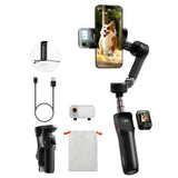 hohem iSteady V3 Ultra Gimbal Stabilizer for iPhone, Phone Gimbal with AI Auto Tracking, Detachable Touchscreen Remote, Built-in
