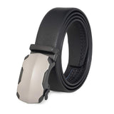 Zacharias MenS Leather Belt (Black_TaiwanBelt33)