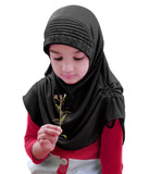 Mehar Hijab GirlS Modest Clothing Hijab Little Heena (Medium, Black)
