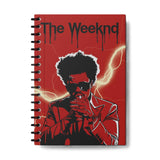 Zenithink The Weeknd Wiro Journal Notebook | 80 Gsm Paper With 350Gsm Hard Cover | Single Ruled | Pages 160 | A5 Size | Wiro B