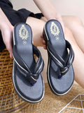 Shoetopia Black Wedges Sandal For Women & Girls Criss-Cross Strap Design Stylish Comfortable Durable Heels Perfect For Casual & Party Eu38,Black,5,B0FF3CRVN6