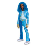 Descendants Chloe Deluxe Costume, Official Disney Descendants The Rise of Red Costume Jumpsuit, Wig not Included, Child Size (10