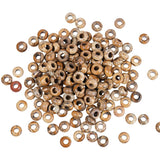 mookaitedecor 25 Pcs Picture Jasper Large Hole Beads Stone Rondelle Gemstone Loose Beads for Jewelry Making, Bracelet, Macrame P