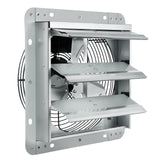 VEVOR 10'' Shutter Exhaust Fan, High-speed 820 CFM, Aluminum Wall Mount Attic Fan with AC-motor, Ventilation and Cooling for Gre