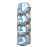 Stackable Water Bottle Storage Rack Best Water Jugs 5 Gallon Organizer. Jug Holder for Kitchen, Cabinet and Office Organizing. R