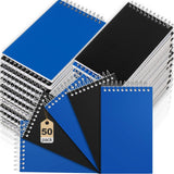 Cholemy 50 Pcs Pocket Notebook Bulk 3x5inch Small Notepad Spiral Notebooks