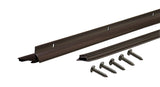 M-D Building Products 81927 36 in. Bronze Aluminum L-Shape Commercial Screw-on Under Door Seal