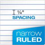Tops The Legal Pad Writing Pads, Glue Top, 8-1/2 X 11, Narrow Rule, 50 Sheets, 12 Pack (7529)