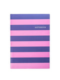 Scholar Vibe Ruled Notebook 70 Gsm Natural Shade Paper | 192 Pages | Hardcase Bound With Stylish Stripe Designs | Smooth Writi