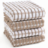 TEXSTYLE Kitchen Towels Cotton for Cleaning | 100% Cotton Dish Cloth Set, Highly Absorbent, QuickDrying Reusable Towel for Plat