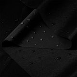 600D Nylon Waterproof Fabric, 59 Wide Fabric by The Yard, Soft Lightweight Waterproof Material, Black Outdoor Material for Outdo