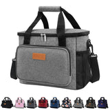 iknoe Insulated Lunch Bag, Foldable 14L Cooler Bag for Men & Women, Leakproof Thermal Design, Great for Office, Picnic, Travel,