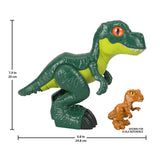 Fisher-Price Imaginext Jurassic World Dinosaur Toy T. Rex Xl Poseable Figure, 9.5 Inches Tall, Pretend Play Preschool Kids Ages